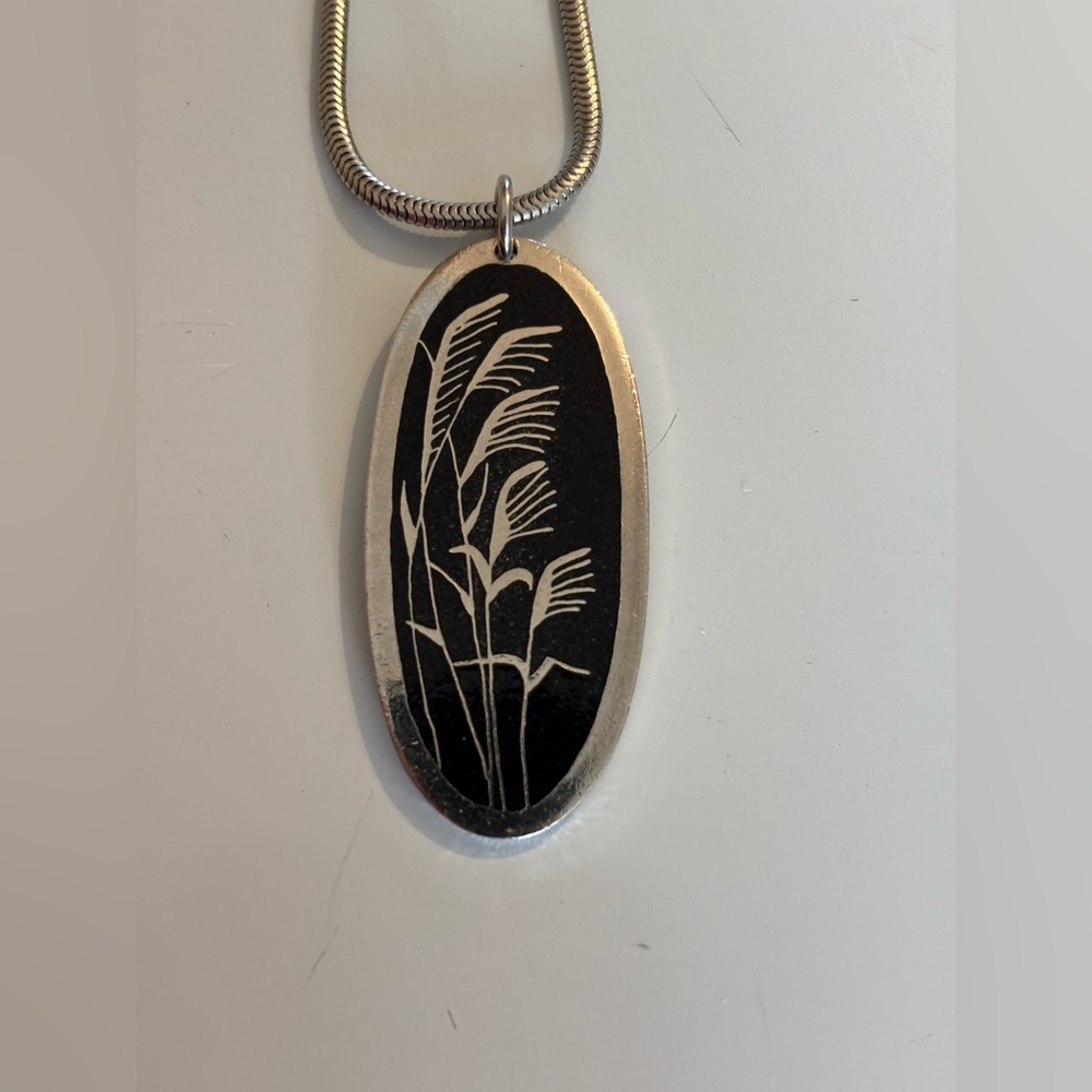 Vintage De Passillé-Sylvestre Quebec Enamel Necklace | Handcrafted Mid-Century